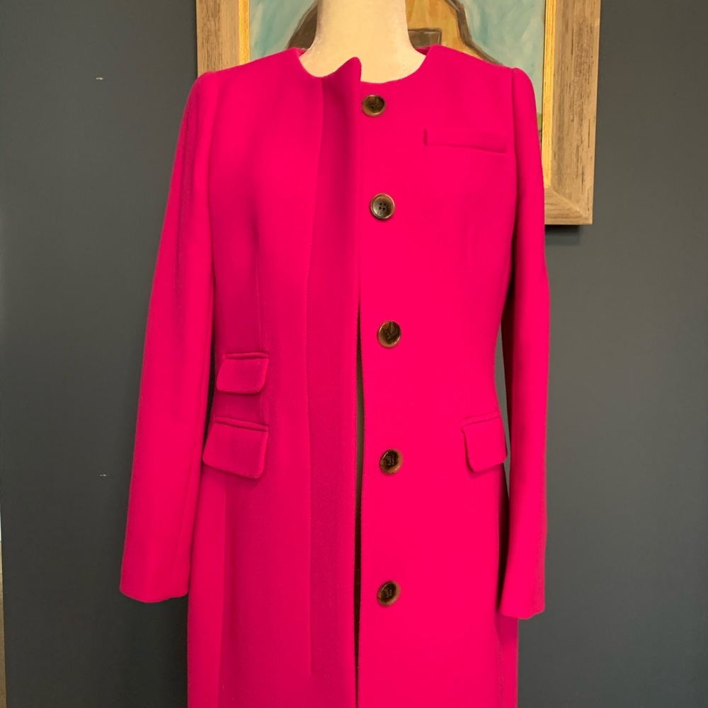 J Crew double cloth coat sz 6